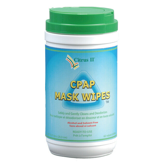 Citrus Ii Cpap Mask Wipes New~62 Wipes~same Day Free Shipping~made In Usa~