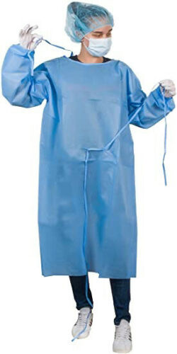 Non-woven Disposable High Quality Medical Isolation Gown *same Day Shipping*