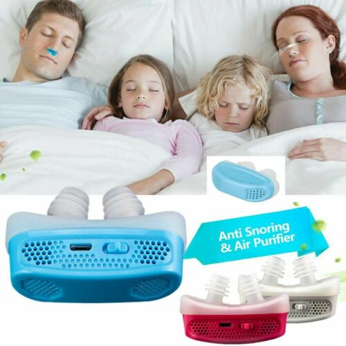 Hot Mini Cpap Anti Snoring Devices Electronic Sleep Snore Stopper Nose Machine
