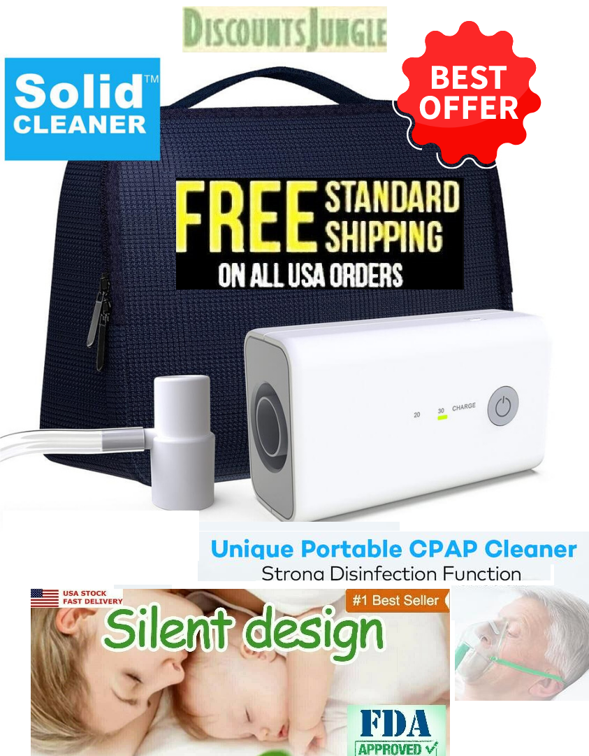 Solid Cleaner Cpap Cleaner Disinfector Sanitizer Ozone Sterilizer Sleep Apnea